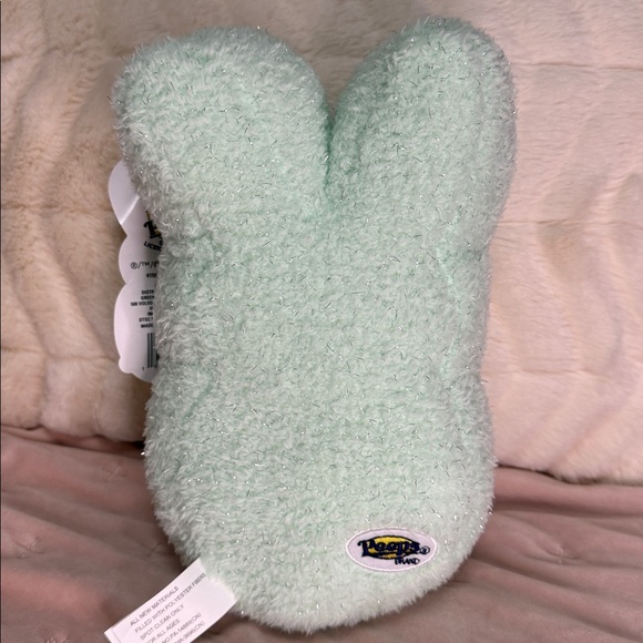 Peeps Mint Green Plush Stuffed Bunny - Picture 3 of 4